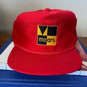 Vintage MEARS Agriculture hat. 80s leather strap